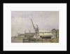 Hollick's Wharf on the Blackwall Reach of the Thames, Greenwich by Jesse Dale Cast
