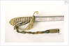 Solid half-basket hilted sword by Prosser