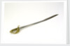 Solid half-basket hilted sword by Prosser