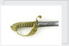Solid half-basket hilted sword by Prosser