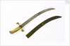 Curved bladed dirk by unknown