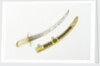 Curved bladed dirk by J. Salter