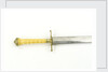 Straight bladed dirk by E. & E. Emanuel