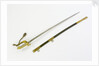 Sword, solid half-basket hilt by unknown