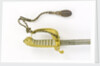 Hilt of sword, (solid half-basket hilt) by unknown
