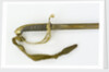 Hilt of sword, Royal Marines by unknown