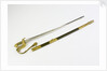 Sword, solid half-basket hilt by unknown
