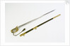 Sword, solid half-basket hilt by unknown