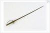 Small-sword, thought to have belonged to Rear-Admiral Robert Keeler (active 1756-1790) by unknown