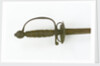 Hilt of small-sword, thought to have belonged to Rear-Admiral Robert Keeler (active 1756-1790) by unknown