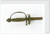 Hilt of small-sword, thought to have belonged to Rear-Admiral Robert Keeler (active 1756-1790) by unknown