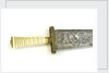 Straight-bladed dirk by unknown