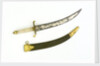 Dirk, curved blade by unknown