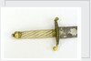 Hilt of dirk, curved blade by unknown