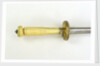 Hilt of dirk, straight blade by unknown