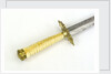 Dirk, straight blade by O. Burke