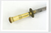 Hilt of dirk, straight blade by unknown