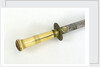 Hilt of dirk, straight blade by unknown