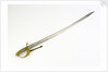 Solid half-basket hilted sword by Unknown