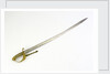 Solid half-basket hilted sword by Unknown