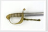 Solid half-basket hilt of sword by unknown