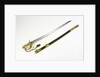Solid half-basket hilted sword by Unknown