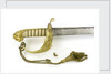 Solid half-basket hilt of sword by unknown