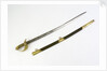 Solid half-basket hilted sword by Prosser