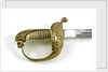 German solid half-basket hilted sword by unknown