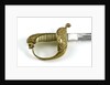 German solid half-basket hilted sword by unknown