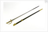 Oval side ring hilted sword by unknown