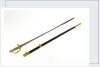 Oval side ring hilted sword by unknown