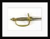 Oval side ring hilted sword by unknown