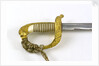 German solid half-basket hilted sword by K.L.H. Berser Collani & Co.