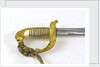 German solid half-basket hilted sword by K.L.H. Berser Collani & Co.
