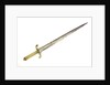 Straight bladed dirk by unknown