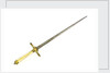 Straight bladed dirk by Banks