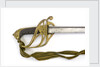 Half-basket hilted Army sword by Hebbert & Hume