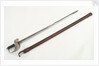 Steel hilted sword by H. H. Taylor