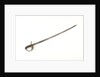Open half-basket hilted sword by unknown