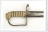 Straight stirrup hilted sword by Prosser