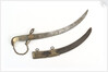 Curved bladed dirk by W. George