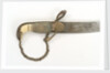 Curved bladed dirk by W. George