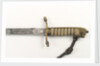 Dirk, made after 1856, which belonged to Rear-Admiral Geoffrey Frederick Burghard (active 1913-1952) by Gieves Ltd.