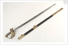 Pierced half-basket hilted sword by Batten & Adams