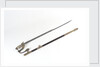 Solid half-basket hilted sword by unknown