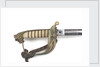 Solid half-basket hilted sword by Unknown