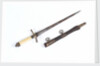 Straight-bladed dirk by unknown