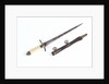 Straight-bladed dirk by unknown