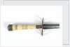 Straight-bladed dirk by unknown